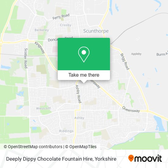 Deeply Dippy Chocolate Fountain Hire map
