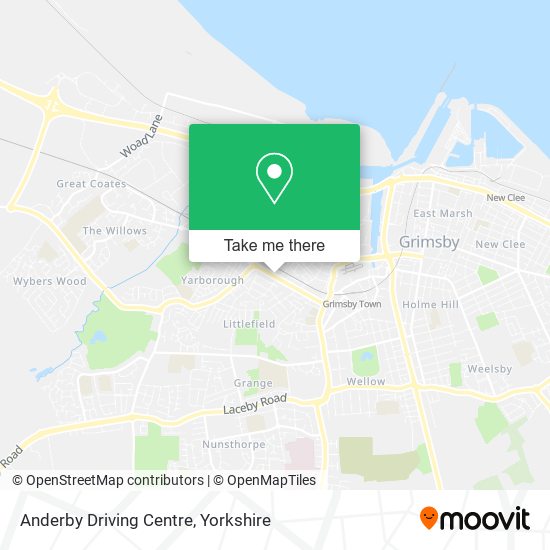 Anderby Driving Centre map