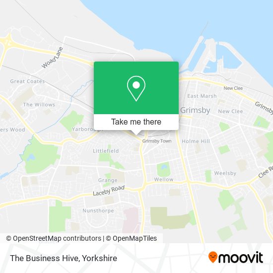 The Business Hive map