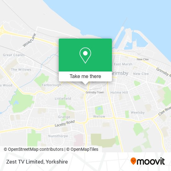 Zest TV Limited map