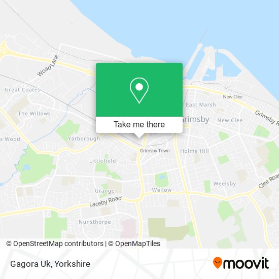 Gagora Uk map