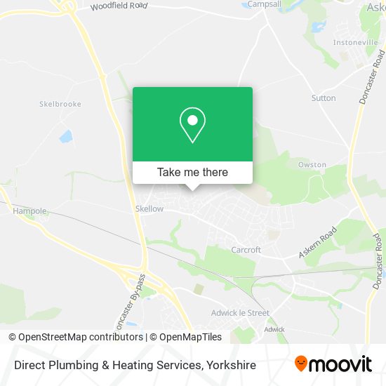 Direct Plumbing & Heating Services map