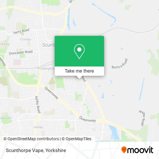 Scunthorpe Vape map