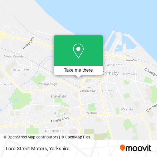 Lord Street Motors map