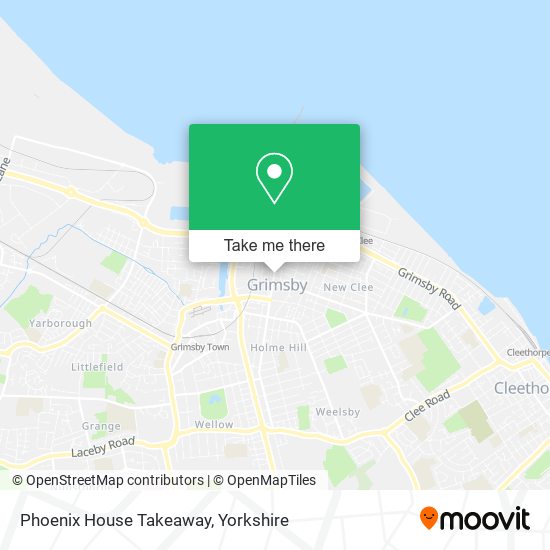 Phoenix House Takeaway map