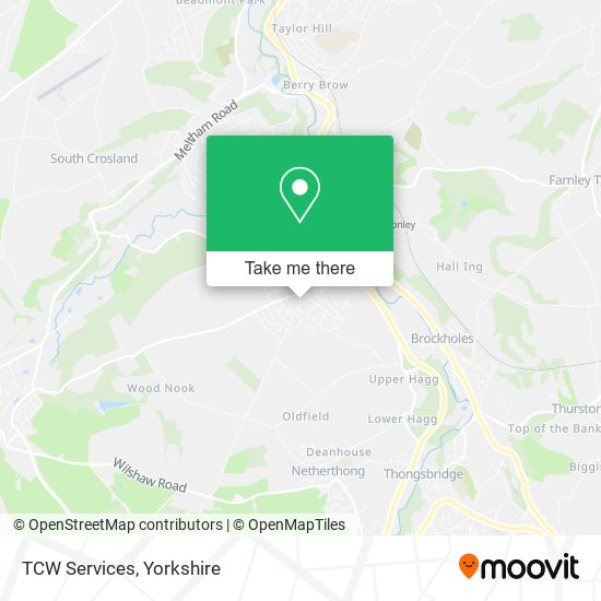TCW Services map