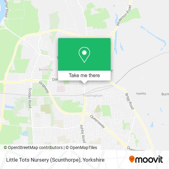 Little Tots Nursery (Scunthorpe) map