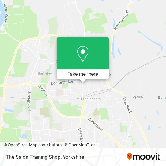 The Salon Training Shop map