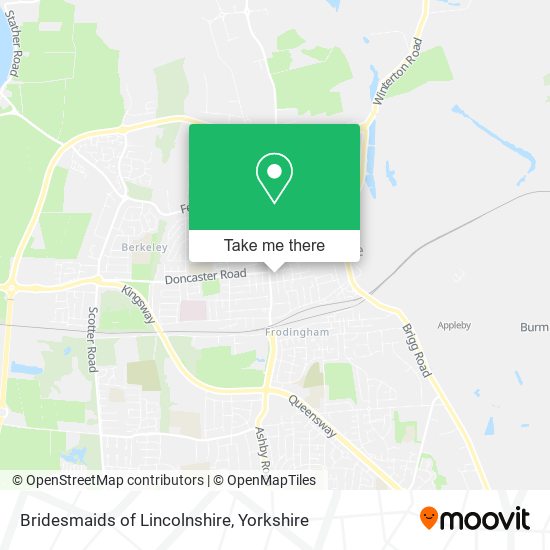 Bridesmaids of Lincolnshire map