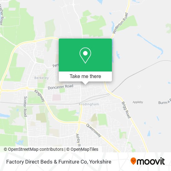 Factory Direct Beds & Furniture Co map