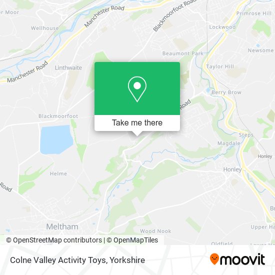Colne Valley Activity Toys map