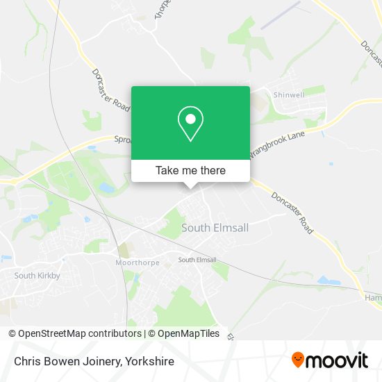 Chris Bowen Joinery map