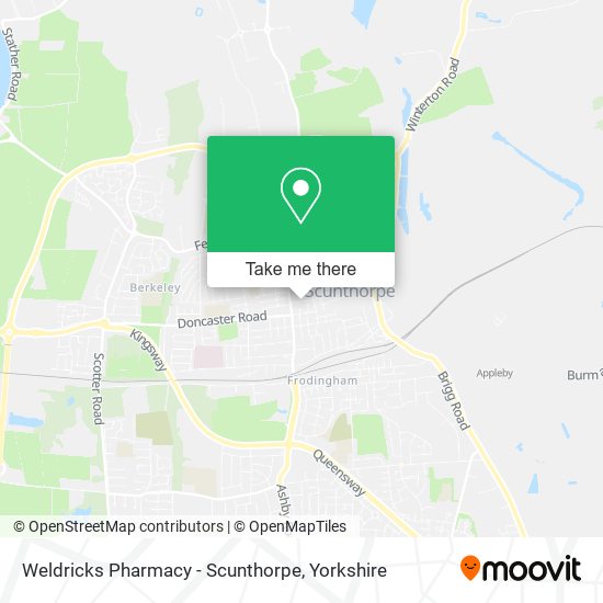 Weldricks Pharmacy - Scunthorpe map