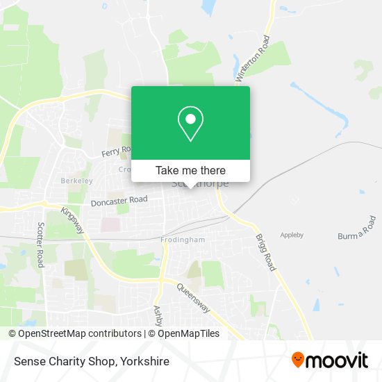 Sense Charity Shop map