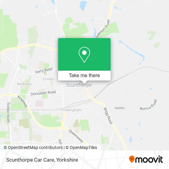 Scunthorpe Car Care map