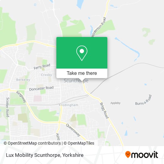Lux Mobility Scunthorpe map