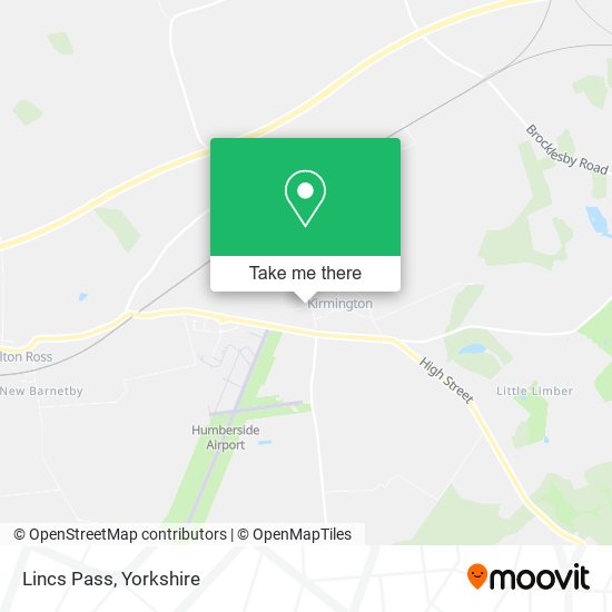 Lincs Pass map