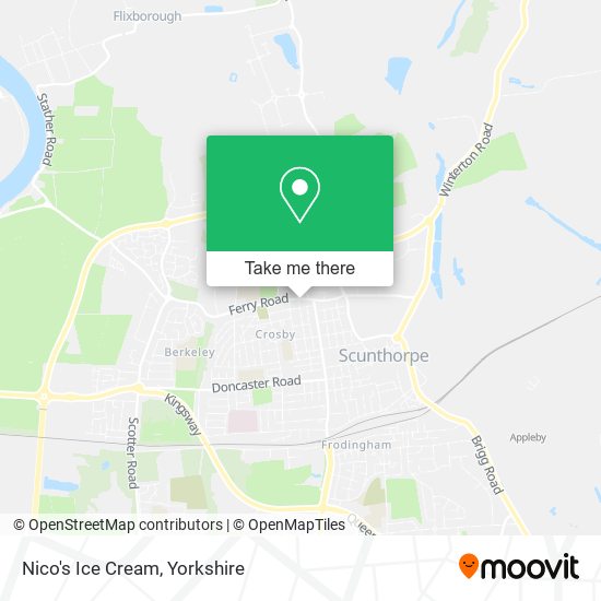 Nico's Ice Cream map