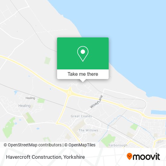 Havercroft Construction map