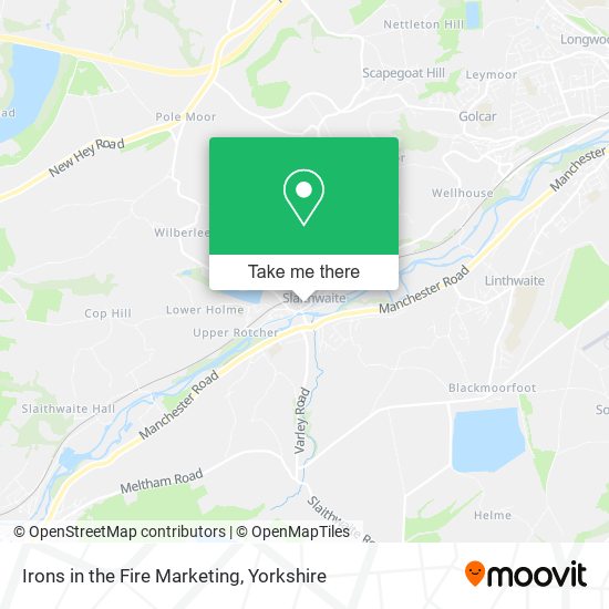 Irons in the Fire Marketing map