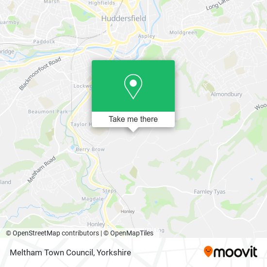 Meltham Town Council map