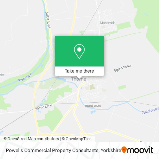 Powells Commercial Property Consultants map