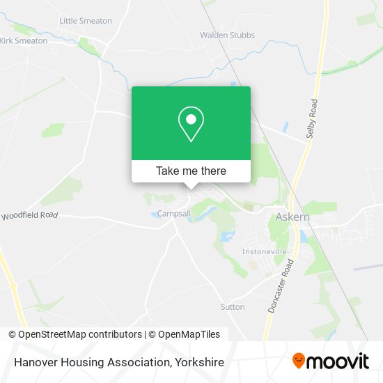 Hanover Housing Association map