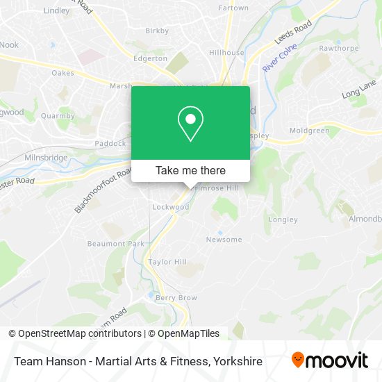 Team Hanson - Martial Arts & Fitness map