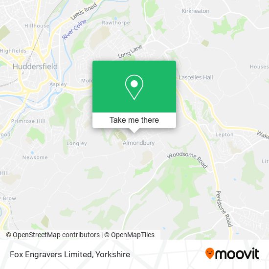 Fox Engravers Limited map