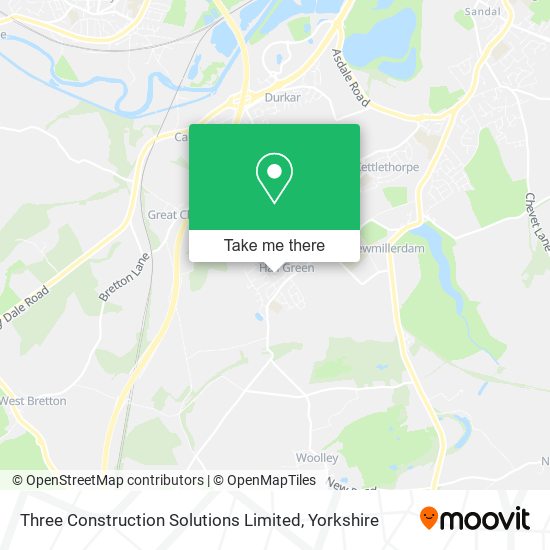 Three Construction Solutions Limited map