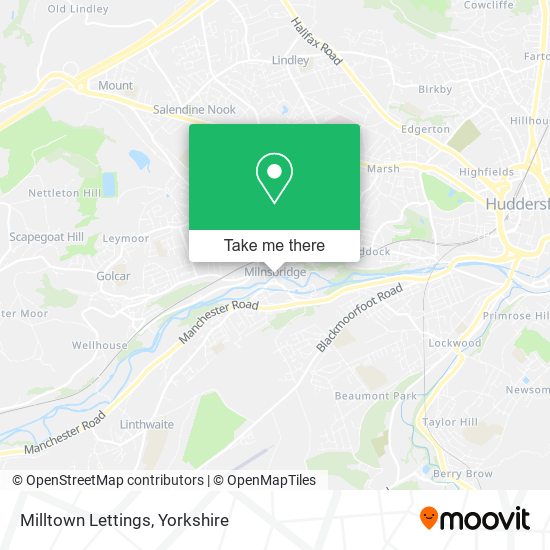 Milltown Lettings map