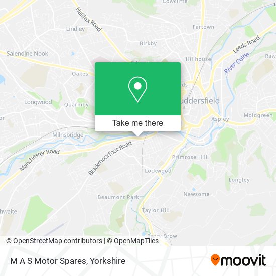 M A S Motor Spares map