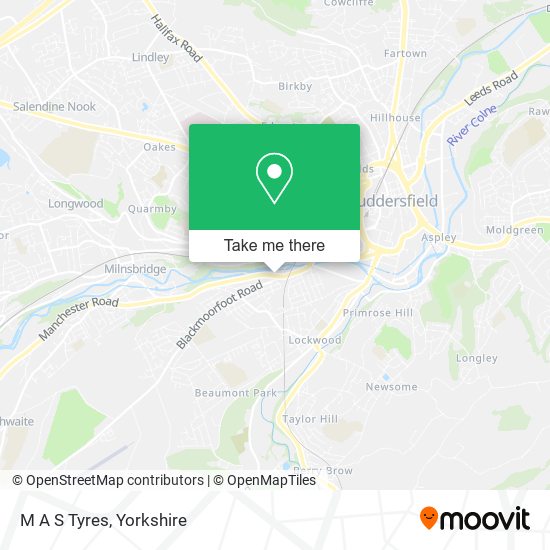 M A S Tyres map