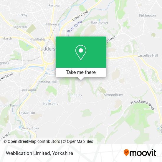 Weblication Limited map