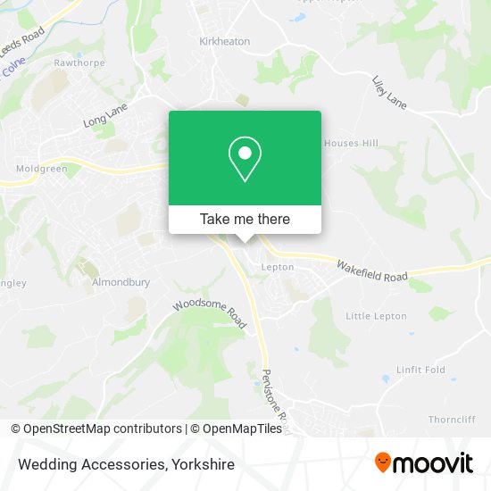 Wedding Accessories map