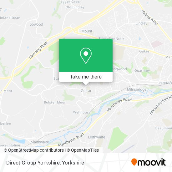 Direct Group Yorkshire map