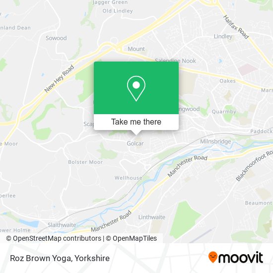 Roz Brown Yoga map