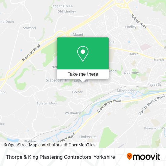 Thorpe & King Plastering Contractors map