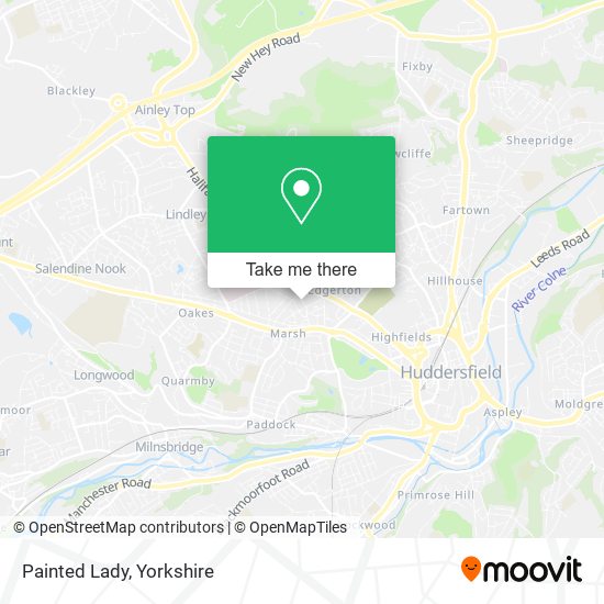 Painted Lady map
