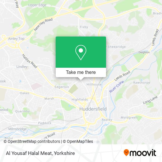 Al Yousaf Halal Meat map