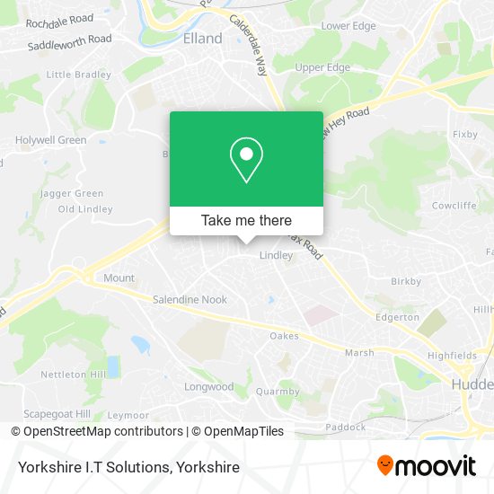 Yorkshire I.T Solutions map