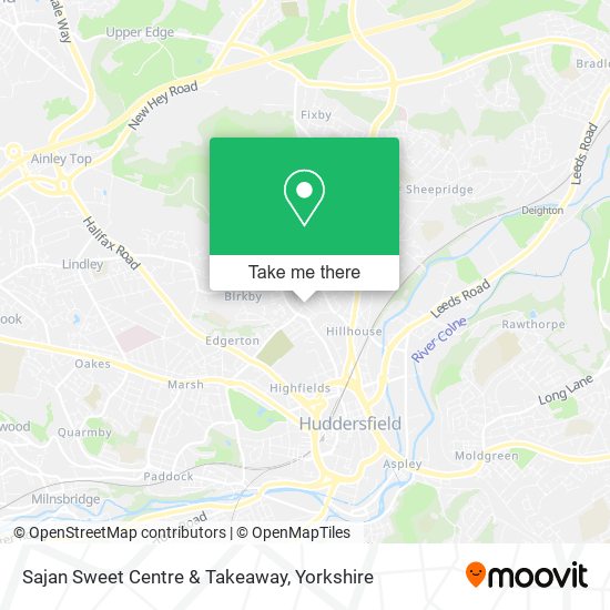 Sajan Sweet Centre & Takeaway map