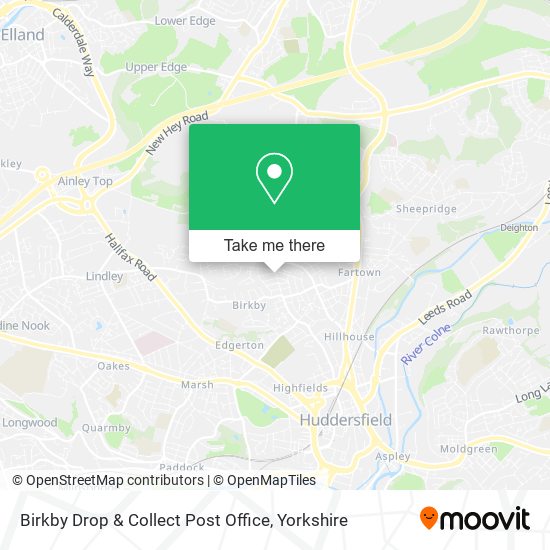 Birkby Drop & Collect Post Office map
