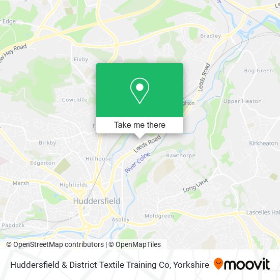 Huddersfield & District Textile Training Co map