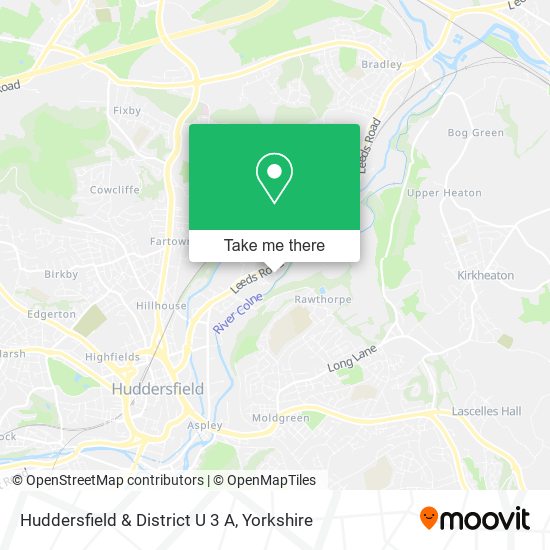 Huddersfield & District U 3 A map