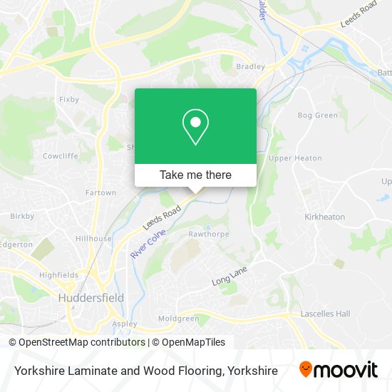 Yorkshire Laminate and Wood Flooring map