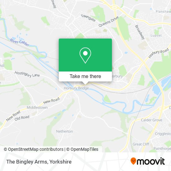 The Bingley Arms map