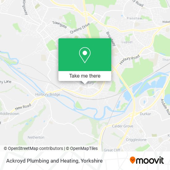 Ackroyd Plumbing and Heating map