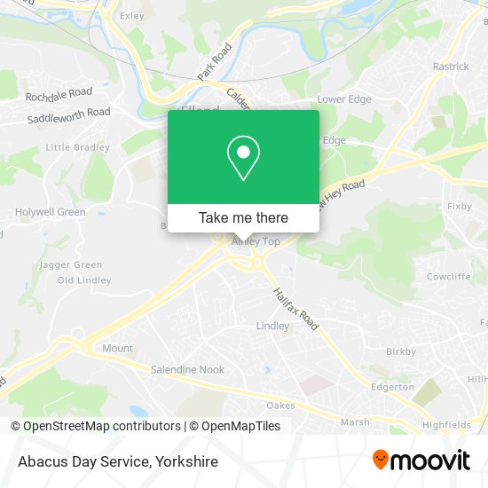 Abacus Day Service map