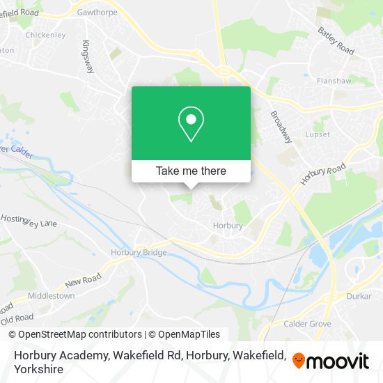 Horbury Academy, Wakefield Rd, Horbury, Wakefield map